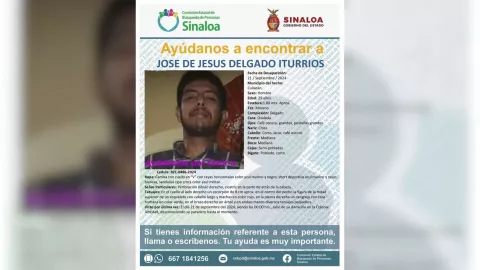 Ficha de búsqueda de José de Jesús en Culiacán