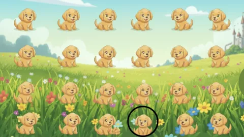 respuesta cachorro acertijo visual