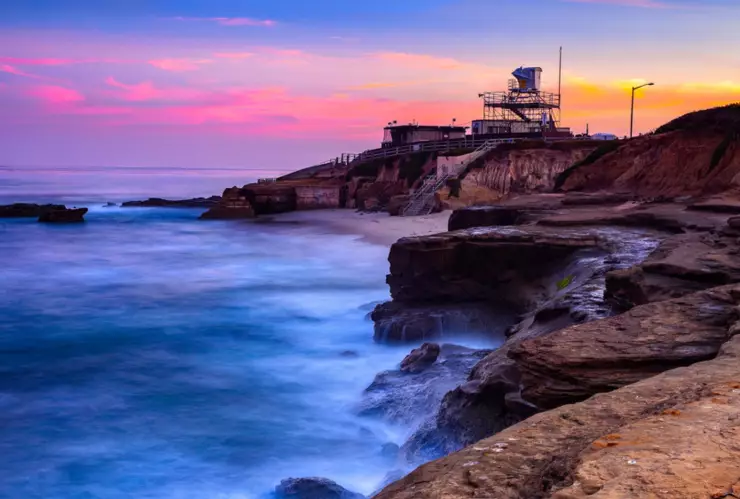 Amanecer en La Jolla Cove.