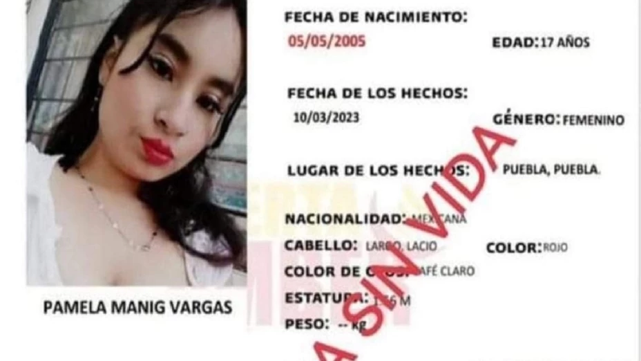 Capturan al presunto feminicida de la joven Pamela Manig