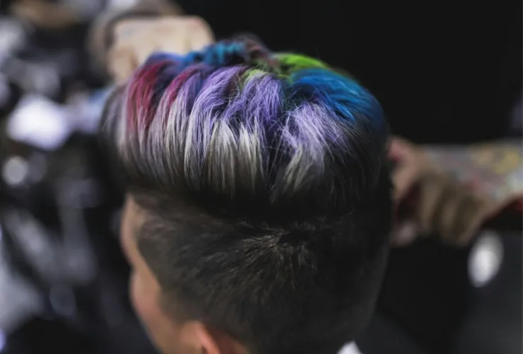 Tinte para pelo colores de fantasía arcoiris