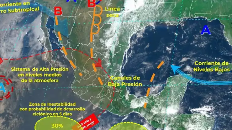 clima lluvias Mexico