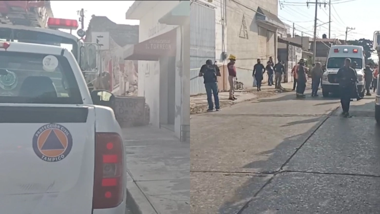 Mueren dos albañiles tras derrumbe de una losa en Tamaulipas