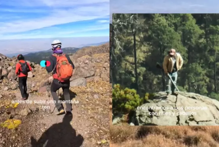 perseguidos por hombres armados en el Iztaccíhuatl