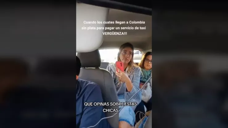 Mexicanas en Colombia video viral