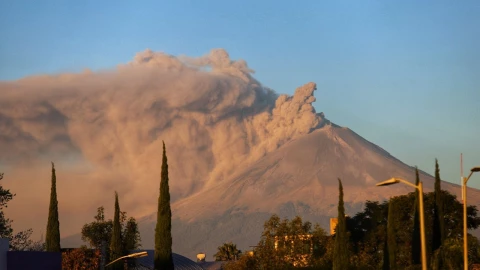 volcán Popocatépetl hoy 17 de noviembre de 2023
