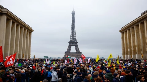 El Ministerio del Interior reportó que participaron unas 75 mil personas en la marcha.