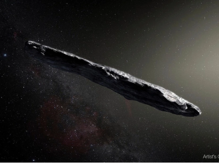 Asteroide Oumuamua.