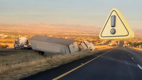 ¿Está cerrada la carretera Aguascalientes-Zacatecas hoy 9 de marzo Reportan accidente de tráilers