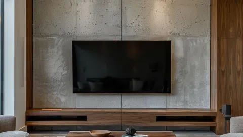 Mueble de televisión diseños flotantes