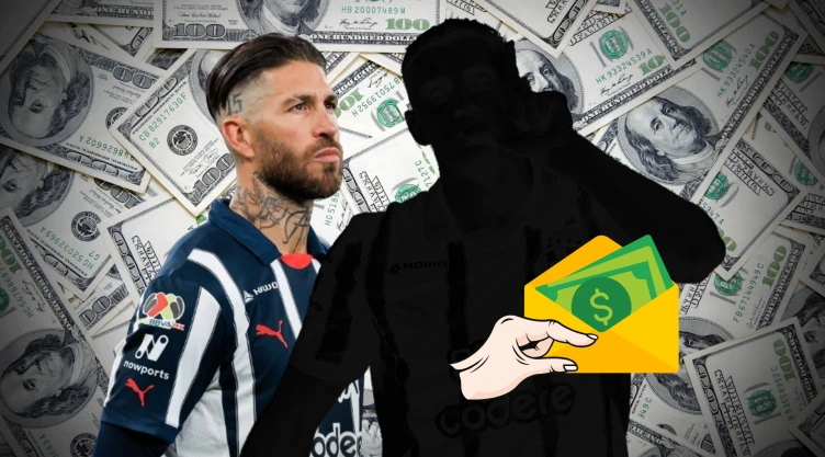 El jugador de Rayados que tiene un salario diminuto al lado de Sergio Ramos