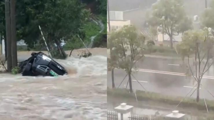 Tifón Dolphin deja inundaciones y afectaciones en China