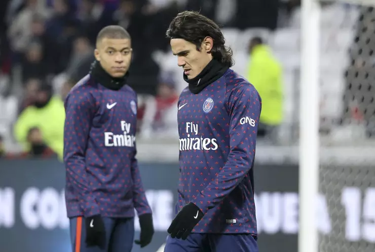 Mbappe y Cavani