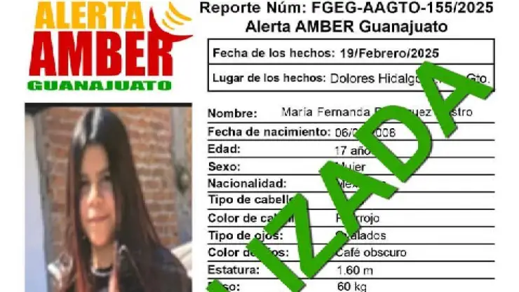 Localizan a María Fernanda, menor desaparecida en Dolores Hidalgo: esto sabemos