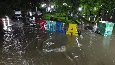 AMLO asegura que en Tula, Hidalgo, hay una situación grave de inundaciones por lluvias