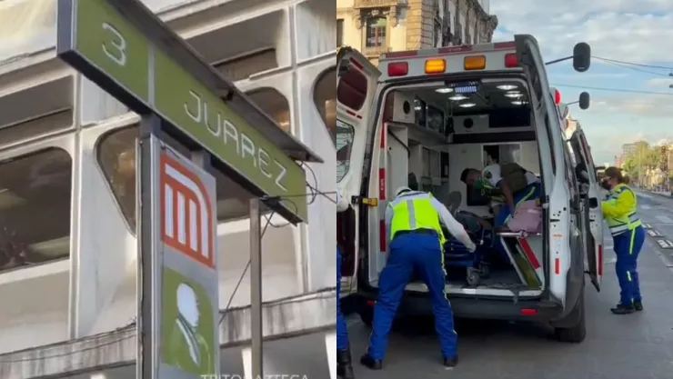 Acuchillan a un hombre en las inmediaciones del Metro Juárez, en la CDMX