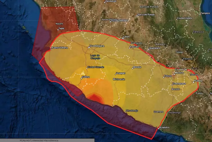  Se registra sismo hoy 22 de septiembre de 6.9 grados en México