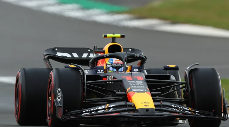 Checo Pérez en el GP de Gran Bretaña
