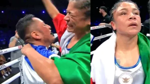 VIDEO ¡Entre lagrimas! Mujer de la Guardia Nacional se convierte en campeona mundial de boxeo
