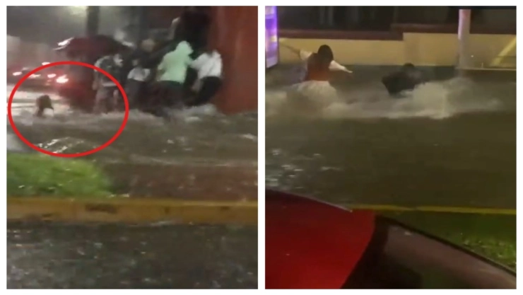 Estudiantes de secundaria fueron arrastrados por violenta corriente en Orizaba