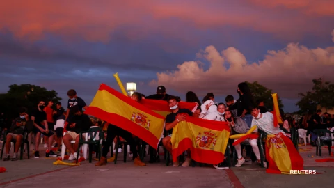 Aficionados espa&ntilde;oles