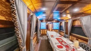 Interior de la locomotora de vapor Empress 2816