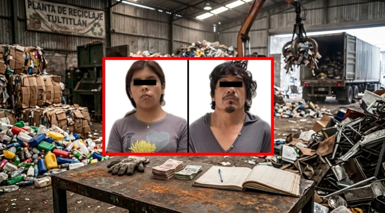 Menores de edad eran obligados a trabajar en recicladora de basura en Tultitlán.