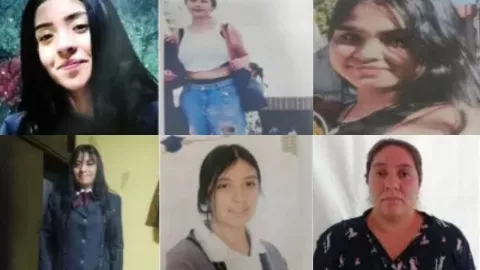 Protesta por desaparición de 6 mujeres en Coacalco, Edomex