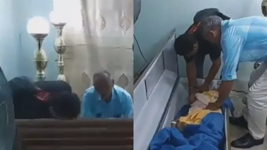 Mujer revive durante su velorio