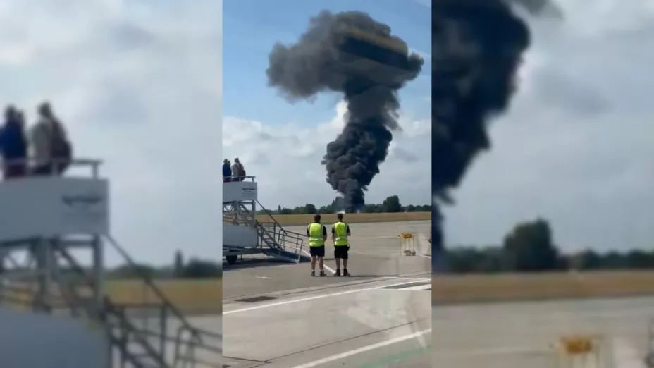 VIDEO. Fatal accidente de avioneta en aeropuerto de Londres.jpg