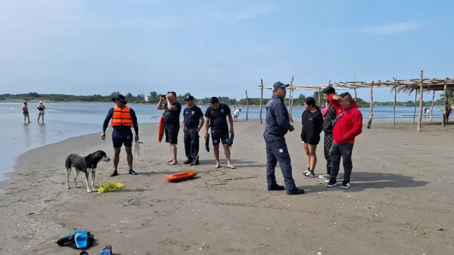 turista desaparece en playa de Chachalacas