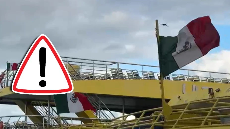 ¡ÚLTIMA HORA! Suspenden cruce marítimo Playa del Carmen-Cozumel por inclemencias del clima.webp