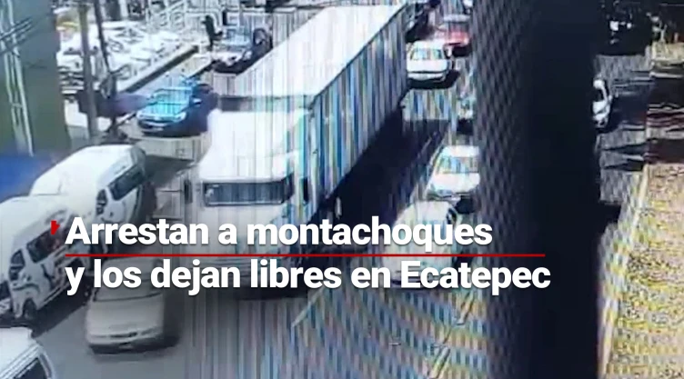 Uno de los presuntos implicados intentó huir trepado en una combi.