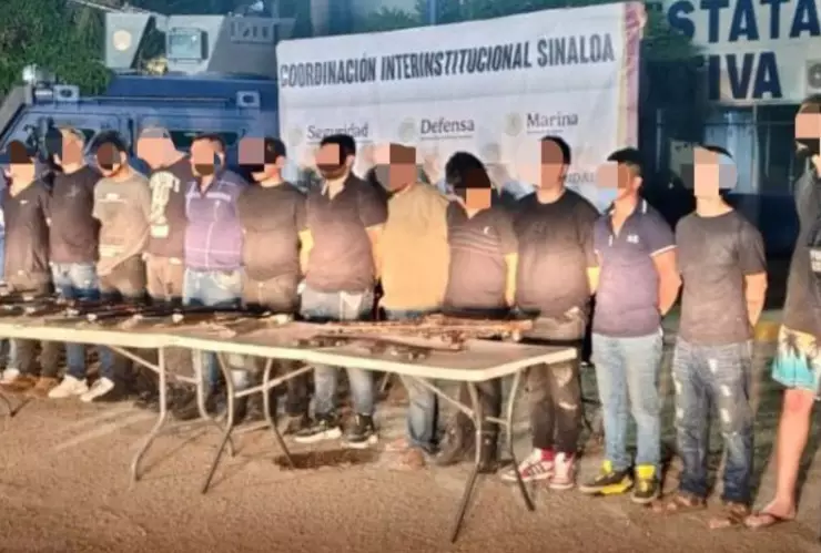 14 detenidos en Navolato, entre ellos extranjeros