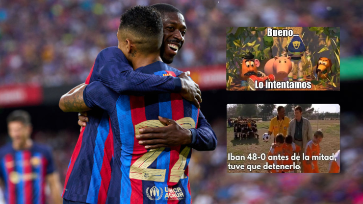 Dembele, raphinha, Barcelona, Pumas, Joan Gamper