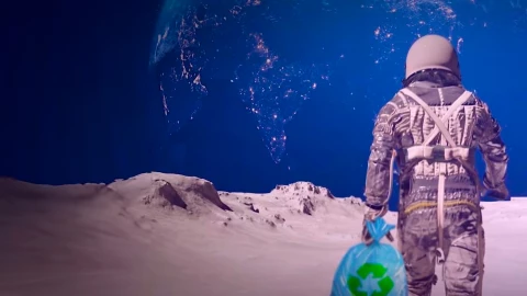 NASA basura de la Luna