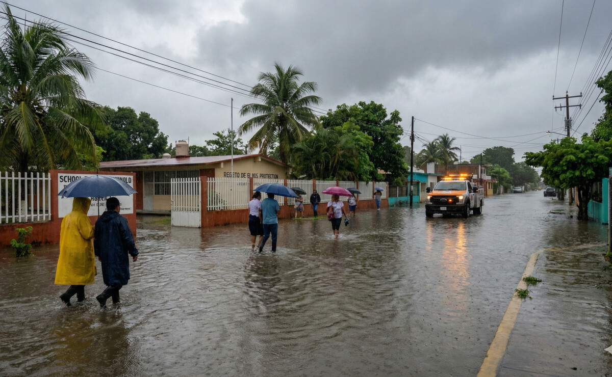 ¿Se cancela el regreso a clases en Tabasco por fuertes lluvias? Esto dijeron las autoridades
