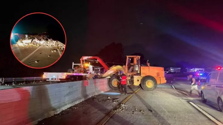 Accidente en la México-Puebla: Brutal choque de un tráiler deja varios muertos