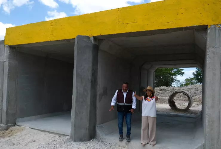 Así avanza la rehabilitación de puente en el tramo Nuevo Canaán – Miguel Alemán