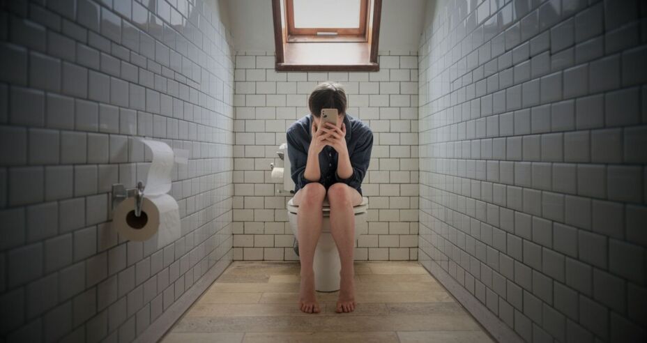 Los grandes peligros de ir al baño con tu teléfono móvil 2 Merca2.es Problemas de salud asociados