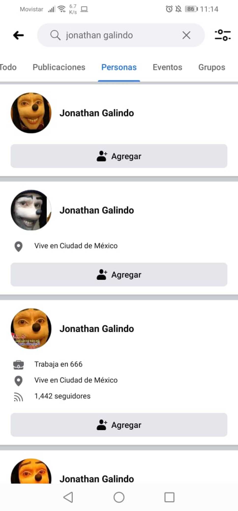 Perfiles de Jonathan Galindo inundan las redes sociales