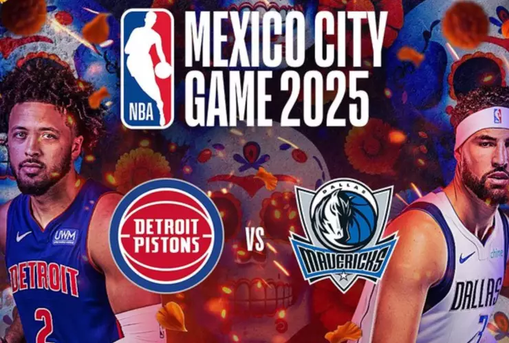NBA regresa a México en 2025 con duelo entre Mavericks y Pistons.