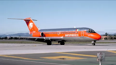 Avión Douglas DC-9-15 de Aeroméxico, 1985