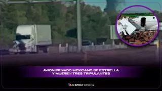 Avioneta mexicana se estrella en Michigan, Estados Unidos