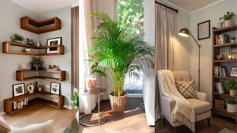 Qué hacer con una esquina vacía de la sala