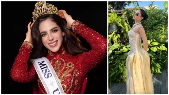 Collage de Fátima Bosch (Miss Universe 2025) y Stephany Abasali (Miss Venezuela)