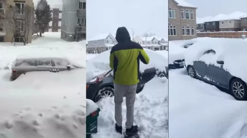 Nevadas en Canadá