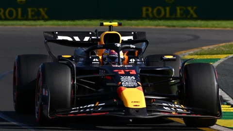 Checo Pérez en el GP Australia