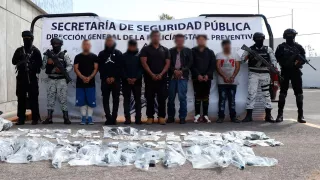 Arsenal asegurado en Sanctorum, Cuautlancingo