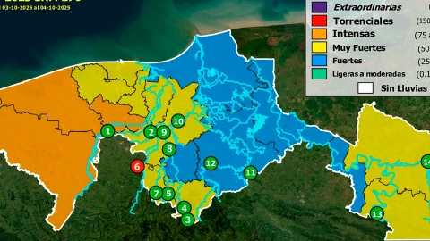 ¡Alerta Roja en Tabasco! El río Pichucalco amenaza con desbordarse tras intensas lluvias: PC monitorea la zona